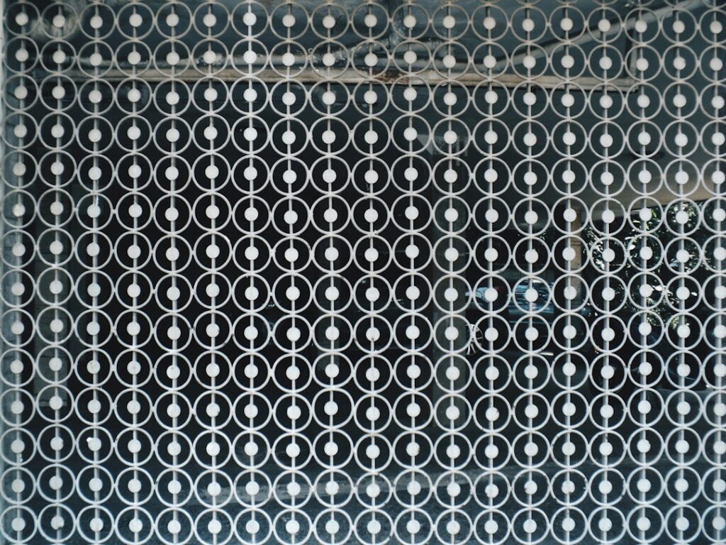 An abstract pattern of circular design.