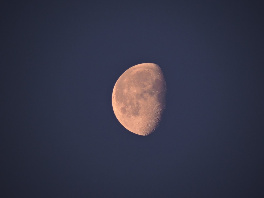 full moon in the night sky